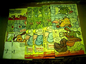 1998 McDonalds Happy Meal Ty Beanie Clubhaus Papiertüten leer 11 Stück neu - Bild 1 von 1