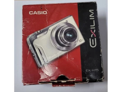 CASIO EXILIM EX-H15 Compact DIGITAL CAMERA CCD SHIFT STABILIZATION BOXED - Image 1 of 3