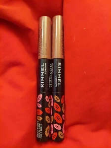 LOT OF 2 RIMMEL PROVOCALIPS 16HR KISS PROOF LIP COLOUR 220 LAZY DAZE 0.14/0.10oz - Picture 1 of 3