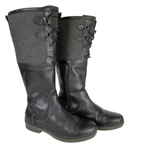Ugg Elsa Women’s Tall Shearling Leather Waterproof Boots Horse Riding UK 6.5 - Picture 1 of 9