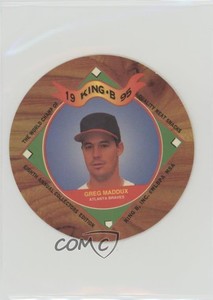 1995 King-B Collector's Edition Discs Greg Maddux #23 HOF