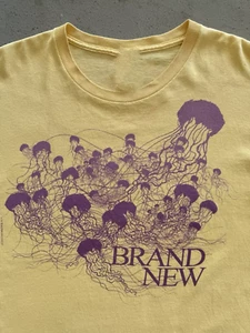 2007 Brand New Band YELLOW COTTON SHORT SLEEVE T SHIRT FULL SIZE S-5XL - Picture 1 of 3