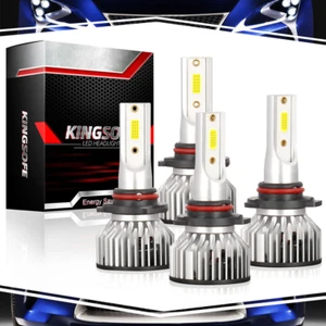 2 Pairs 6000K 9005+9006 Headlight Bulb For Chevrolet C1500 C2500 C3500 1988 1989 - Picture 1 of 12
