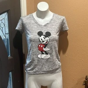 Disney Mickey Mouse gray T-shirt - Picture 1 of 6