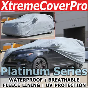 2018 2019 LAND ROVER RANGE ROVER VELAR WATERPROOF CAR COVER W/MIRRORPOCKET GRAY - Picture 1 of 11