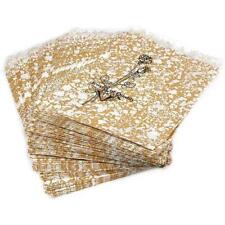 100 Gold Color Paper Gift Shopping Sales Bags 4" x 6"