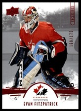 2016-17 Upper Deck Team Canada Juniors Exclusives Evan Fitzpatrick 169/175