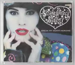 Shakespear's Sister Maxi-CD BREAK MY HEART Heroine © 1988 Electro Acid - 3-track - Foto 1 di 2
