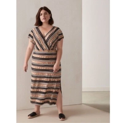 Maxivestido envolvente sintético Addition Elle Love & Legend talla 2x Foto 1 de 4