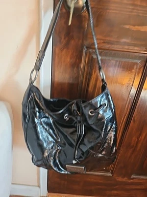 Simply Vera Wang Black Pebbled Faux Leather Shoulder Bag  - Image 1 of 4