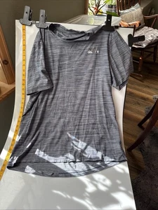 Adidas Herren grau Kurzarm Aeroready Sportshirt - Größe L - Bild 1 von 10