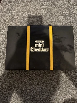 McVities Mini Cheddars Backgammon Game Travel Case Playing Cards Cribbage Domino - Image 1 of 2