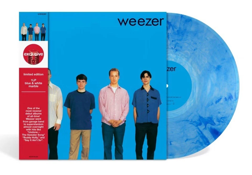 Weezer, The Blue Album. Limited Exclusive Blue & White Marbled Vinyl & OBI NEW - Image 1 of 1