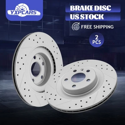 Rotores de freno traseros perforados para Volvo XC90 XC60 V60 V90 2017-2025 Cross Country Foto 1 de 4