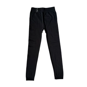 Tru Fit Negro Elástico Pull On Leggings de tiro alto Mujer Talla Pequeña - Imagen 1 de 7