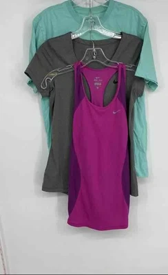 Nike Mujeres Multicolor Pullover Camisetas sin Mangas y Camiseta Talla M Lote de 3 Foto 1 de 4