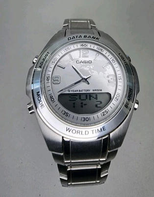Casio World Time Data Bank Watch DBW-30 - Image 1 of 4