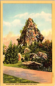Postkarte Sugar Loaf Rock, Mackinac Island, Michigan - 1935 - Bild 1 von 2