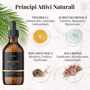 KREALIS •100ml• Siero Viso Acido Ialuronico PURO Siero Vitamina C - Foto 1 di 4