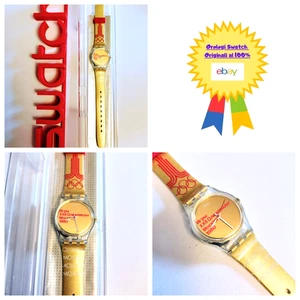 Swatch Damen Neu Moscow 1980 LZ103 Vintage Armbanduhr Lady NOS 90er - Bild 1 von 10