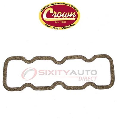 Crown Automotive Engine Valve Cover Gasket for 1959-1971 Jeep CJ5 - Gaskets xj Foto 1 de 4