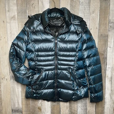 Womens Andrew Marc 650 Fill Power Quilted Puffer Winter Jacket Size Large EUC - Image 1 of 4