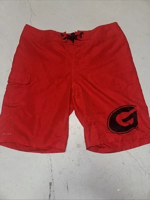 Columbia Men’s Georgia UGA Omni Shade Shorts Bottle Opener Medium M - Image 1 of 4