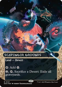 Scavenger Grounds (0127) (Borderless) (Galaxy Foil) [Edge of Eternities: Stella - Picture 1 of 1