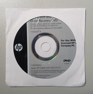 Application and Driver Recovery DVD Windows 8- 2014 - New Sealed - Image 1 of 4