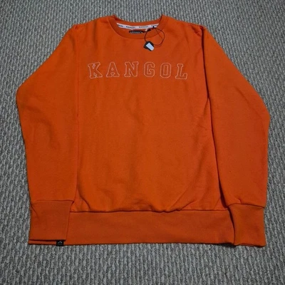 Suéter Kangol Para Hombre Naranja Cuello Redondo L Clásico Ropa de Calle Pullover Nuevo Foto 1 de 4