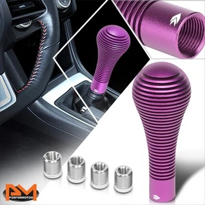 NRG SK-701PP 119mm Tall Heatsink Teardrop Style Shift Knob w/4 Adapters Purple - Picture 1 of 6