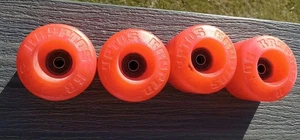 Ruote per skateboard vintage rosse Kryptonics 'Kryptos' - Foto 1 di 4