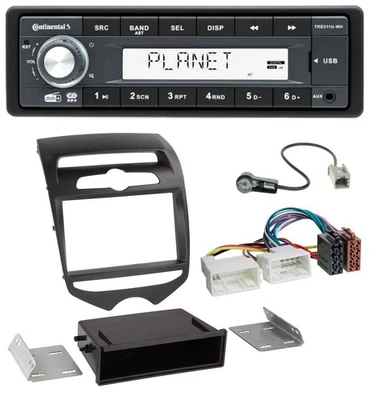 Continental MP3 AUX USB DAB 1DIN Autoradio für Hyundai ix20 (ab 10) man. Klima - Bild 1 von 4