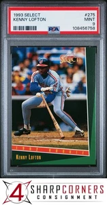 1993 SELECT #275 KENNY LOFTON (1992 ROOKIE) INDIANS PSA 9 - Picture 1 of 3
