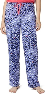 Hue JACARANDA SHADY LEOPARD Soft & Cozy Long PJ Pant, US Small - Image 1 of 4