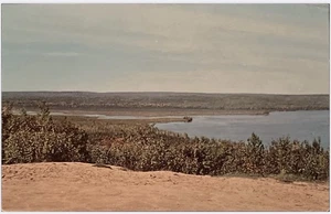 Hubbard Lake Michigan Postkarte West Branch Mouth 1967 verschickt - Bild 1 von 2