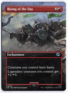 Rising of the Day (Borderless) U Universes Beyond: The Lord of the Rings: NM - Picture 1 of 2