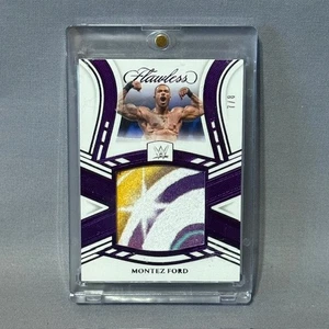 Montez Ford Jumbo Relic Patch 7/8 WWE Wrestling WWF 2024 Flawless Shirt Logo sp - Picture 1 of 4