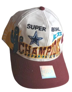 Gorra de Colección Dallas Cowboys Super Bowl XXX 30 Champions Hat 1996 NFL Oficial - Imagen 1 de 7
