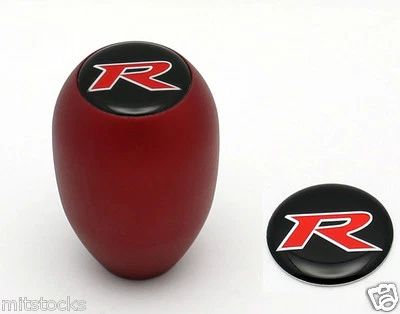 EMBLEMA DE CARRERAS R DE CARRERAS DE ESTILO TIPO R DE ESTILO TIPO R ROJO ARENADO Foto 1 de 2