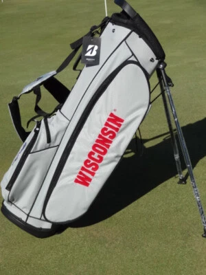 Bolso de pie Bridgestone Wisconsin Badgers logotipo personalizado 4 vías NUEVO 2217 Foto 1 de 4