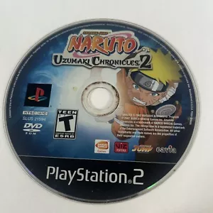 Naruto: Uzumaki Chronicles 2 (Sony PlayStation 2, 2007) solo disco. ¡Probado! - Imagen 1 de 2