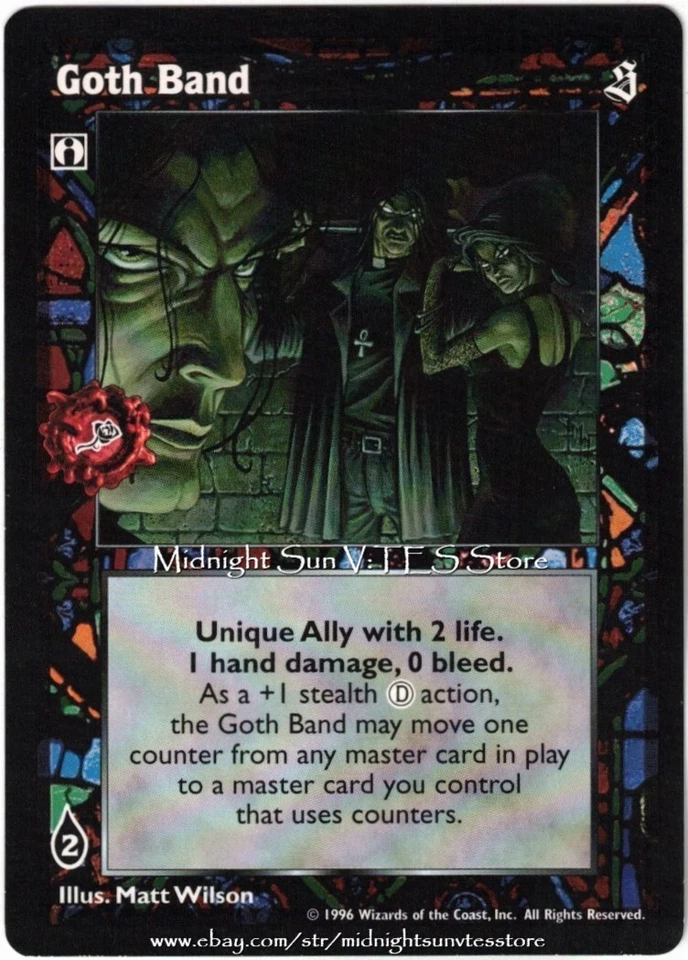 Goth Band The Sabbat V:TES VTES Vampire CCG - Image 1 of 1