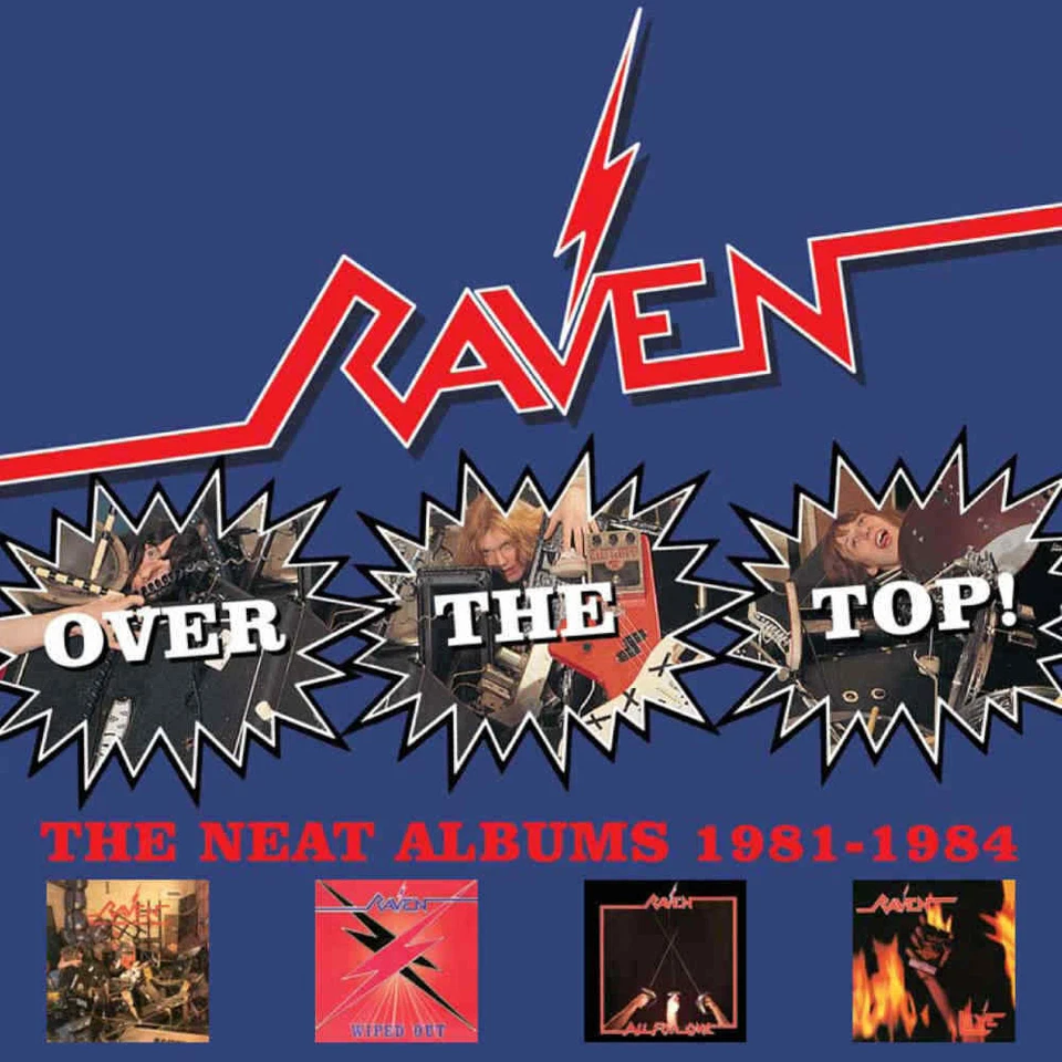 Raven 'Over The Top! - The Neat Albums 1981-1984' 4CD Box Set - NEU & VERSIEGELT - Bild 1 von 1
