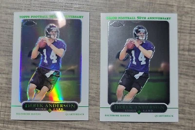 2005 Topps Chrome and Topps Chrome Refractor #234 of Derek Anderson RC Ravens - Image 1 of 4