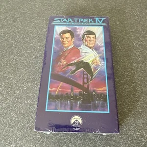 Star Trek IV The Voyage Home VHS SEALED Watermarks Paramount Shatner Nimoy - Picture 1 of 10