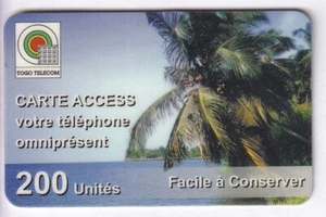 AFRIQUE TELECARTE / PHONECARD .. TOGO 200U ILT ACCESS PHONE PALMIER COCOTIER +N° - Imagen 1 de 1