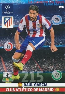 060 RAUL GARCIA ATLETICO MADRID  CARD CHAMPIONS LEAGUE ADRENALYN 2015 PANINI - Picture 1 of 1