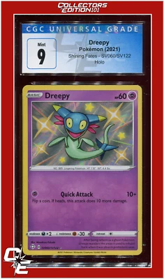 Shining Fates SV060 Dreepy Holo CGC 9 - Image 1 of 2