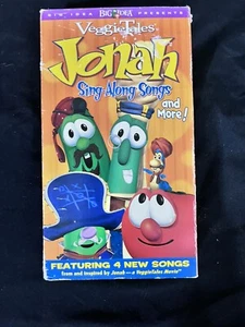 Veggie Tales Jonah Sing-Along Songs VHS VCR Video Tape Used Movie - Picture 1 of 3